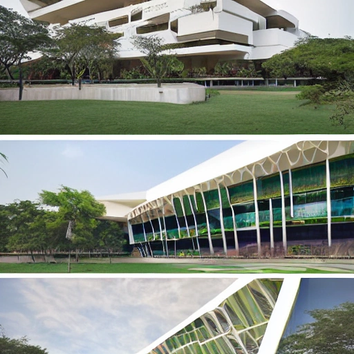 Bringing together creativity, technology and sustainability, the National Institute of Design in Hyderabad is a modern-day oasis for aspiring designers. Designed by world-renowned architect BV Doshi, this campus serves as a source of inspiration and a hub for innovation. Embracing the rich cultural heritage of Hyderabad while embracing cutting-edge design practices, the NID campus is a vibrant and dynamic space that fosters collaboration and growth. From textiles and product design to graphics and animation, students here are empowered to turn their artistic visions into tangible realities. Join us in this unique artistic journey and become a part of the design revolution that is shaping India's future.Zaha Hadid Architects thesis level design art and culture elements, 3D