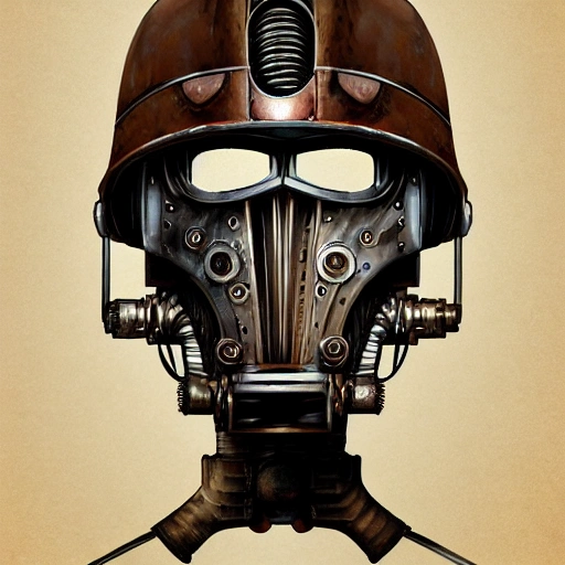 steampunk helmet fantasy art mask robot ninja stylized digital illustration sharp focus, elegant intricate digital painting artstation concept art global illumination ray tracing advanced technology chaykin howard and campionpascale and cooke darwyn and davis jack style starwars

