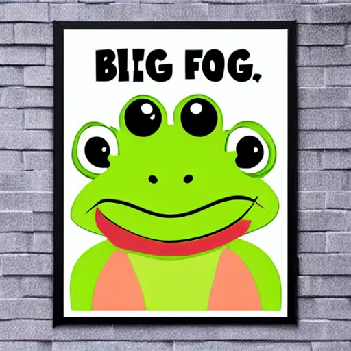 big frog poster