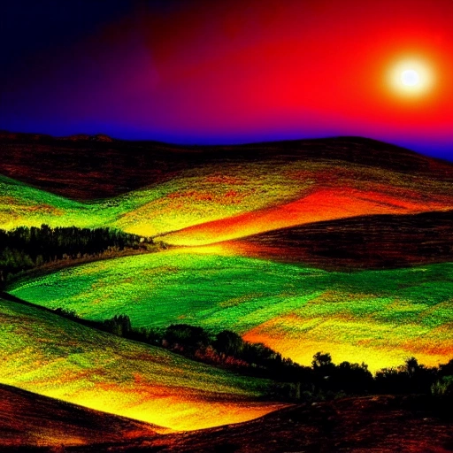 landscape
full with colors
night
fascinating
two hearts