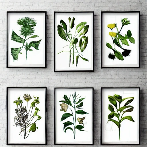 Botanical Prints, Botanical Print Set, Botanical Art, Botanical ...