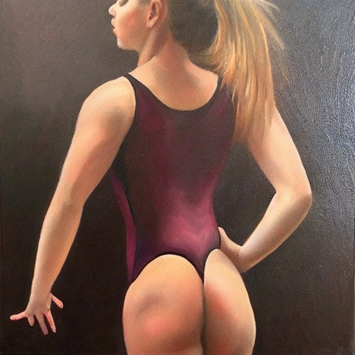 Olivia Dunne leotard gymnast big tits Cleavage big ass sex  