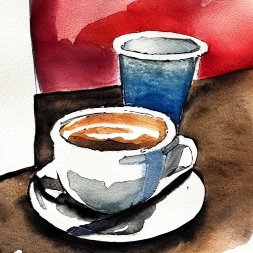 coffe, Water Color