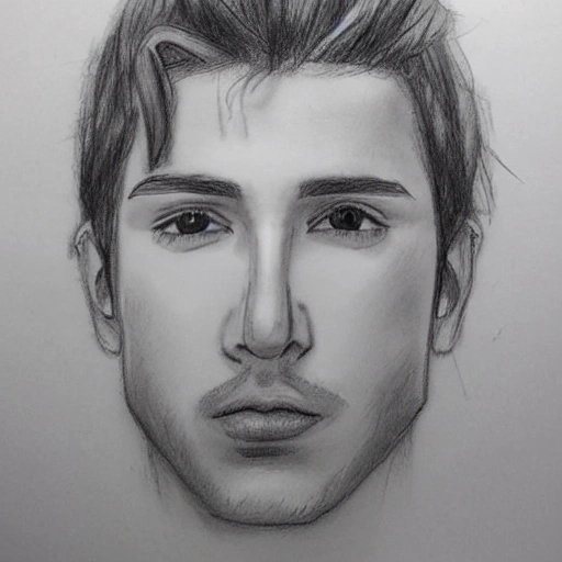 sketch face man
