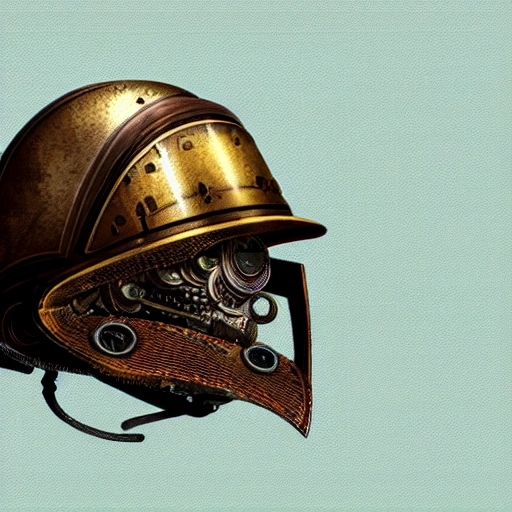 steampunk helmet fantasy art mask robot ninja stylized digital illustration sharp focus, elegant intricate digital painting artstation concept art global illumination ray tracing advanced technology chaykin howard and campionpascale and cooke darwyn and davis jack , Cartoon, 3D