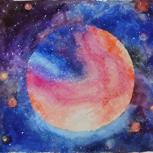 Astronomy, Water Color, Water Color, Oil Painting