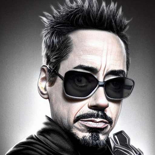 Photo realistic downey jr.