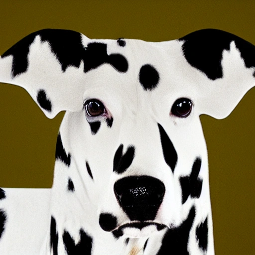 Dalmata, 4k, animation, art, fierce look