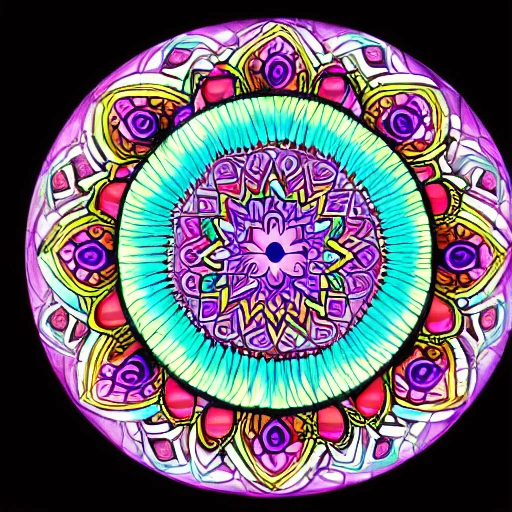 persona coloreando un mandala
