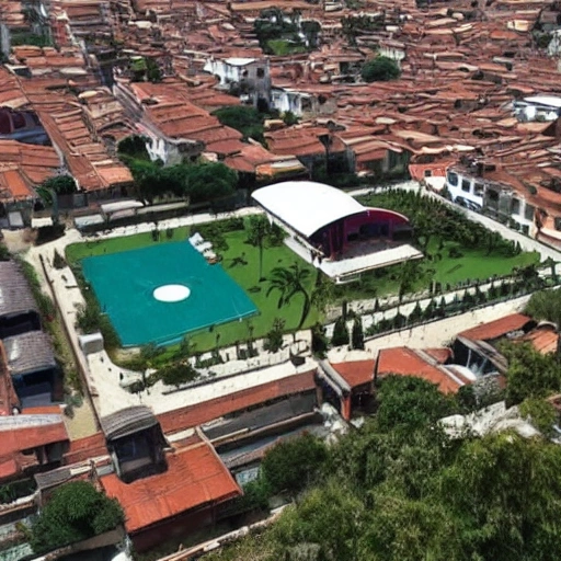 una escuela  en el lomo de un pato volando