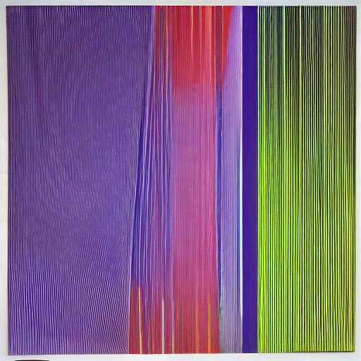 kinetic arts venezuela, carlos cruz diez, Oil Painting