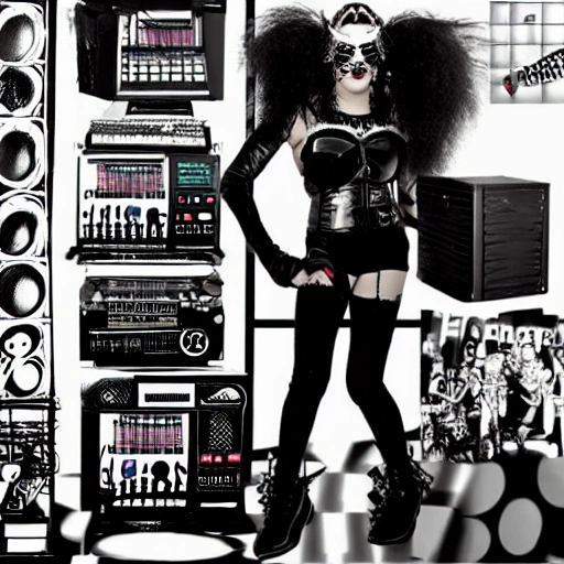 DJ CYBERPUNK, TRAVESTI, DRAG QUEEN, PUNK,  MUSICA ELECTRONICA, 