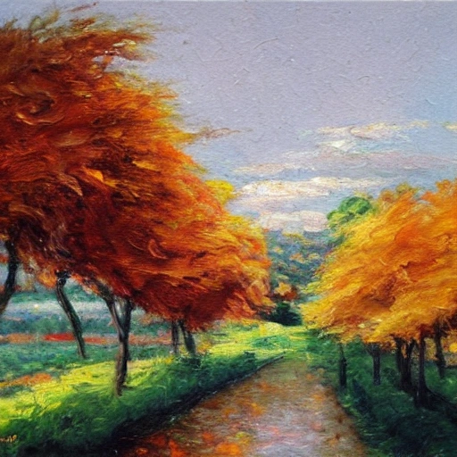 ave trueno, Oil Painting, impressionism