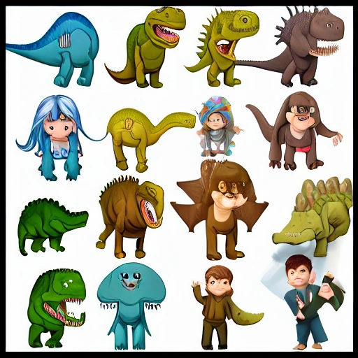 dinosaur, realistic, t rex, chibi, church, doctor