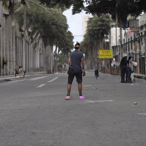 un hombre sin playera caminando en las calles de ciudad de mexico 