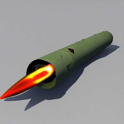 kibble shaped missile, 3D