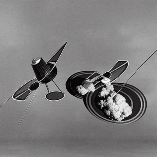 spacecraft with form to croquette