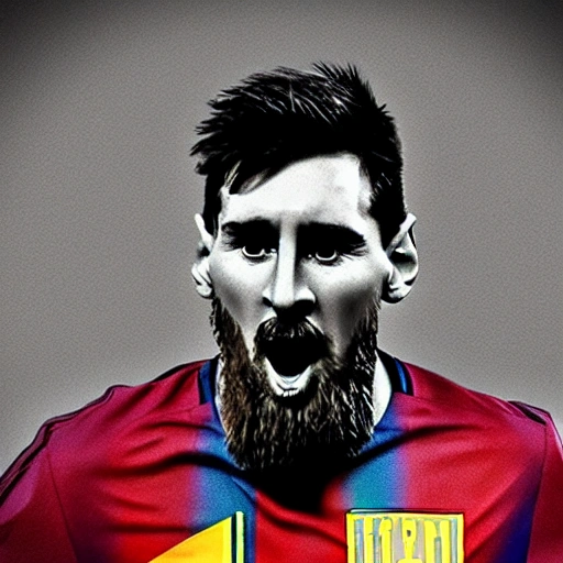 Messi, foto retrato, villano, sin distorsión, 