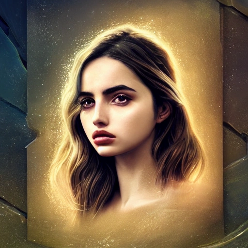 a portrait of ana de armas, fantasy, concept art, intricate, elegant, digital painting, artstation, highly detailed, award winning photography, hyper realistic, magazine cover photography, illustration, ambient lighting, 8k