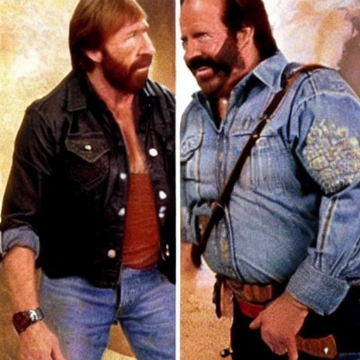 chuck norris with torrente