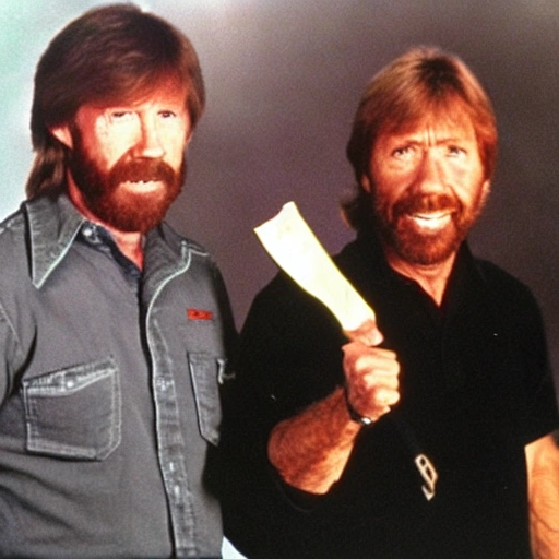 chuck norris with fary