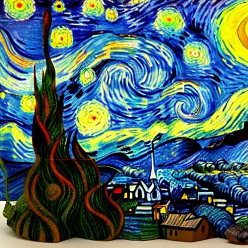 van gogh starry night
, 3D