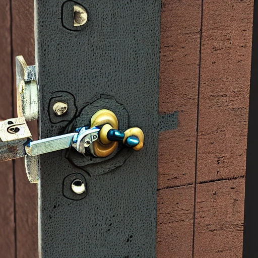 locksmith picking a lock
, 3D, Trippy