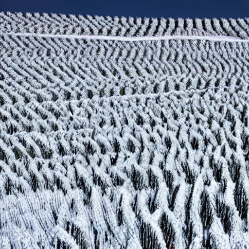 , Trippy  snowed canabis field 