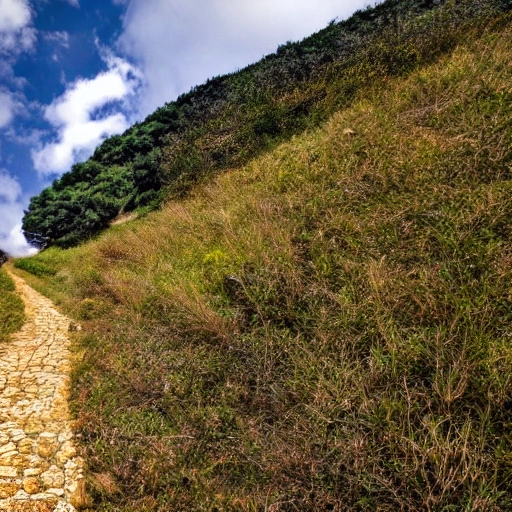 camino, naturaleza, profundidad, horizontal, curva, 3D, vertigo