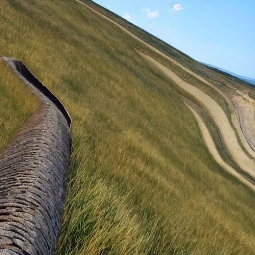 camino, naturaleza, profundidad, horizontal, curva, 3D, vertigo, altura