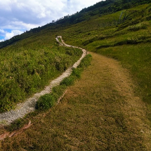 camino, naturaleza, profundidad, horizontal, curva, 3D, vertigo, altura