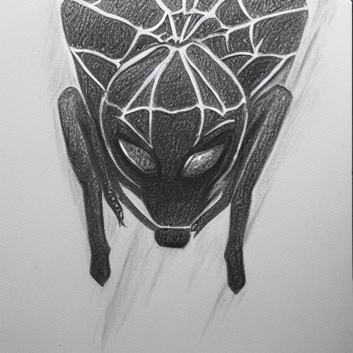 spider-dog, Pencil Sketch