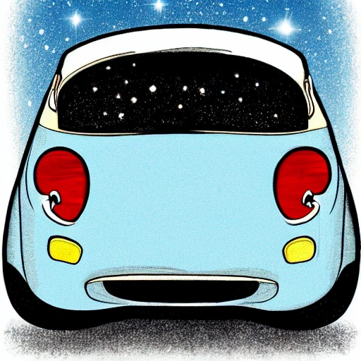 a universe car, Cartoon