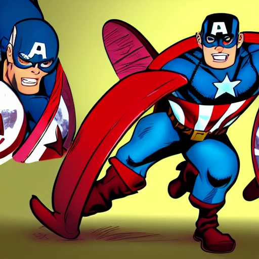 Captain America, Cartoon