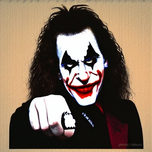 Steve Harris as a Joker
