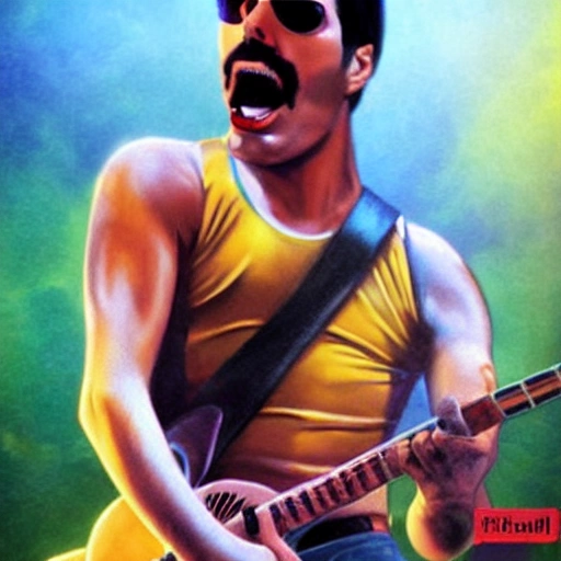 freddie mercury, 3D