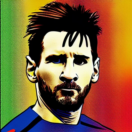 Lionel Messi Pop Art