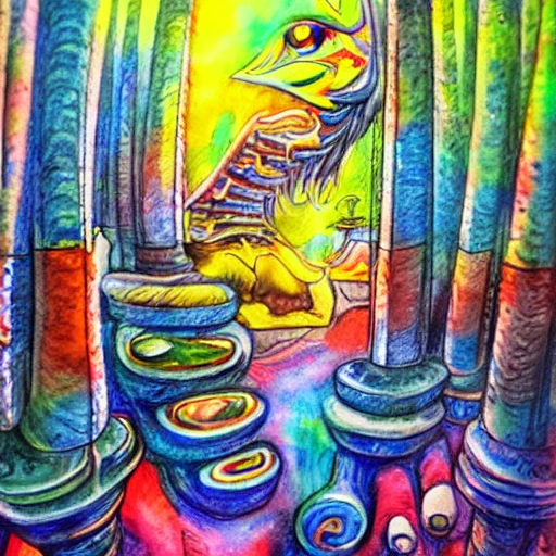 , 3D, Cartoon, , Water Color, Oil Painting, Trippy