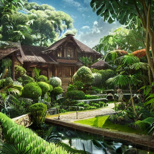 ArtStation - Bali's Garden