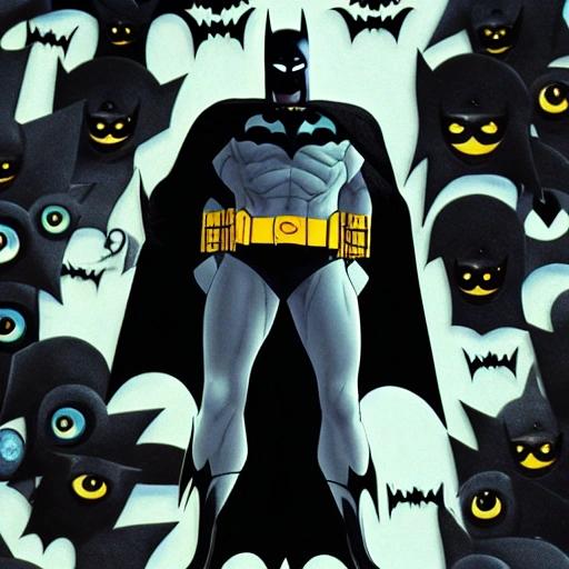 batman with many eyes