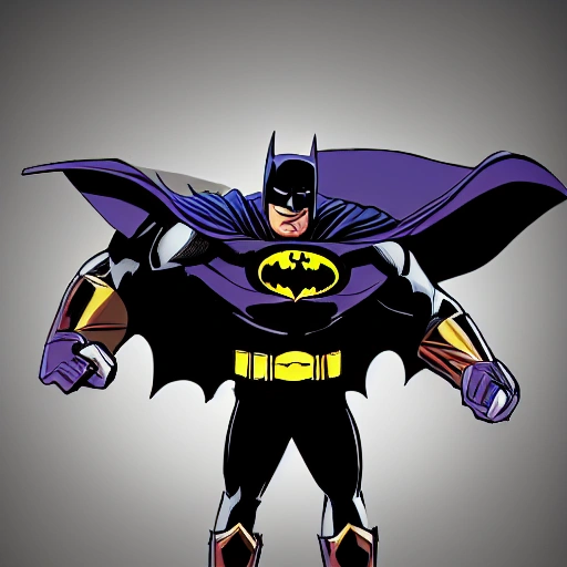 super batman with gold armor in pixar style 