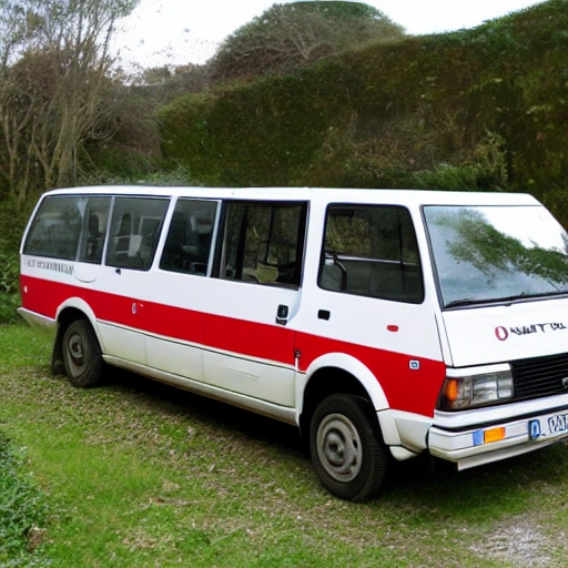 renault r12 modelo 90 cruzando un puente 