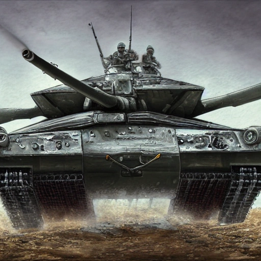 Digital illustration, detailed picture of soldier,4k, highest quality,8k, Ukrainian tanks, Aviation