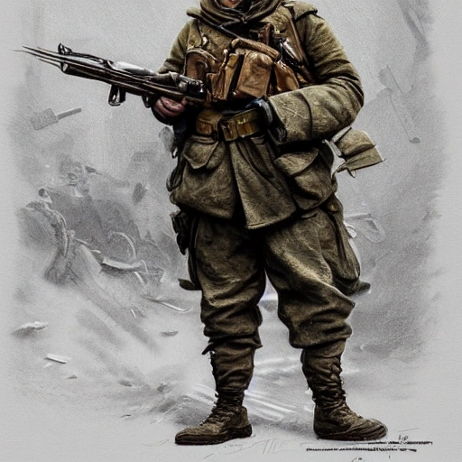 Perfect drawing of a brave Ukrainian soldier after victory in the great war, complex, highly detailed, 3D, popular on artstation, complex, elegant, highly detailed, digital painting, artstation, concept art, smooth, sharp focus, illustration, art by artgerm and greg rutkowski and Alphonse Mucha, 8k