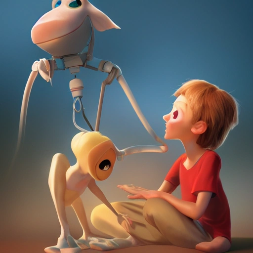 first love, pixar style, 2 d illustration, concept art, behance, artstation, 4 k, 8 k