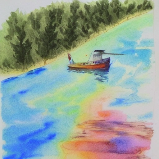 , Water Color, 3D