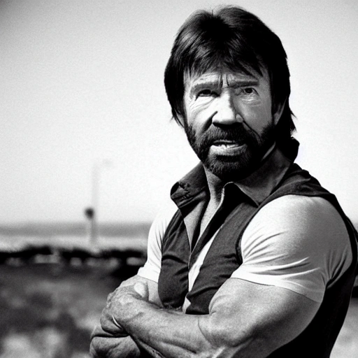 chuck norris dacing 