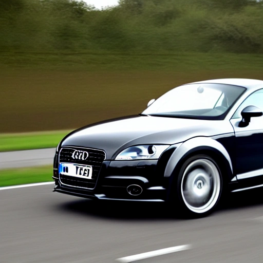 audi tt black 2007