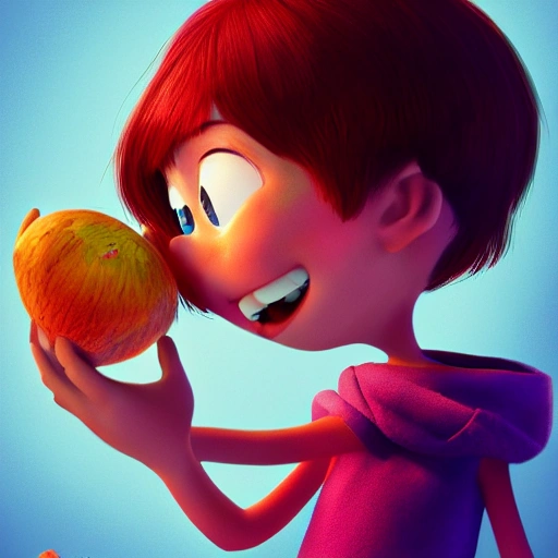 first love, pixar style, 2 d illustration, concept art, behance, artstation, 4 k, 8 k