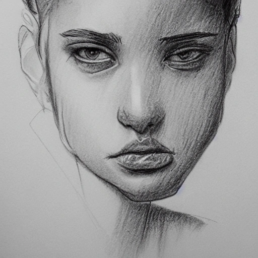 , Pencil Sketch - Arthub.ai